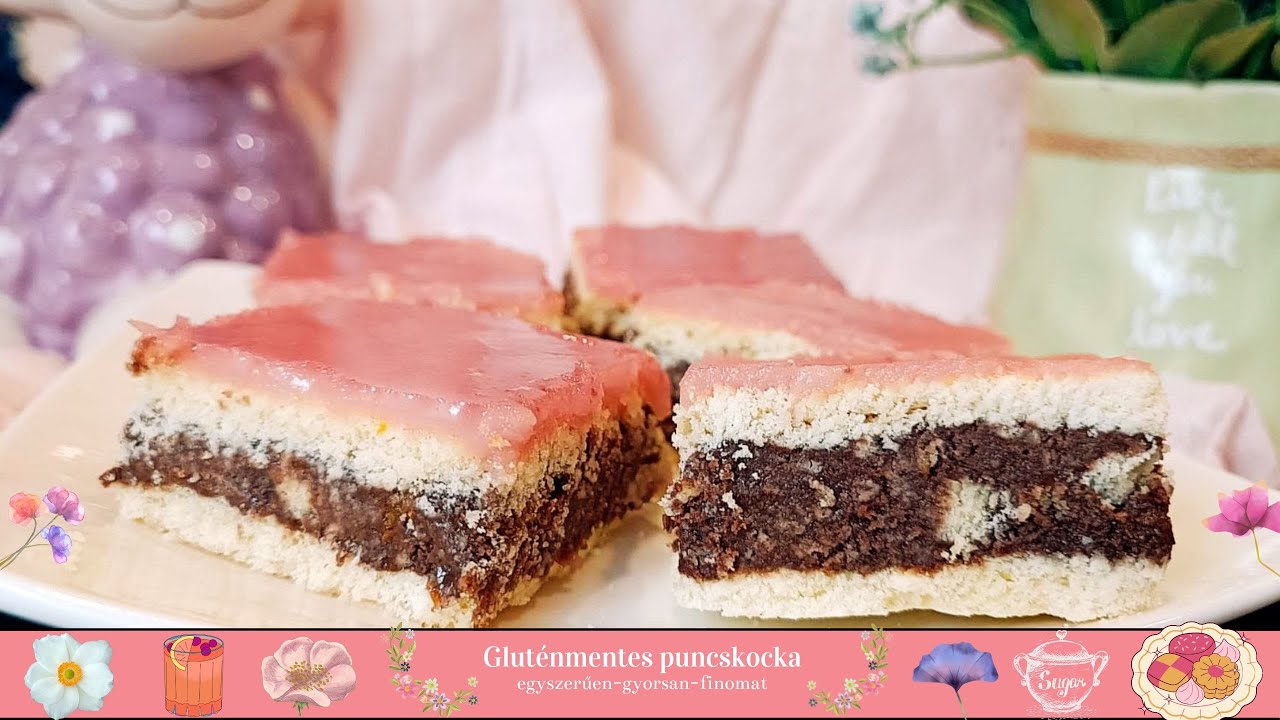 Glut&eacute;nmentes puncskocka🌸🍰💟🟥| punch cake - gluten free 🌸🍰💟🟥