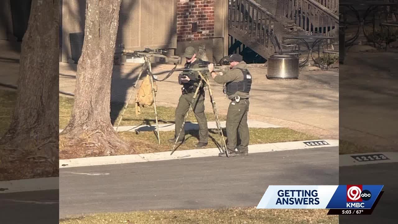 'It was scary': Neighbors describe scene of hourslong Overland Park standoff