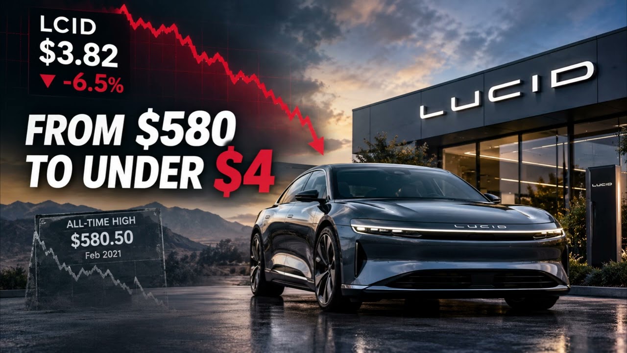Lucid Group (LCID): с 580$ до менее 4$ &mdash; история краха на 98%+ за пять лет