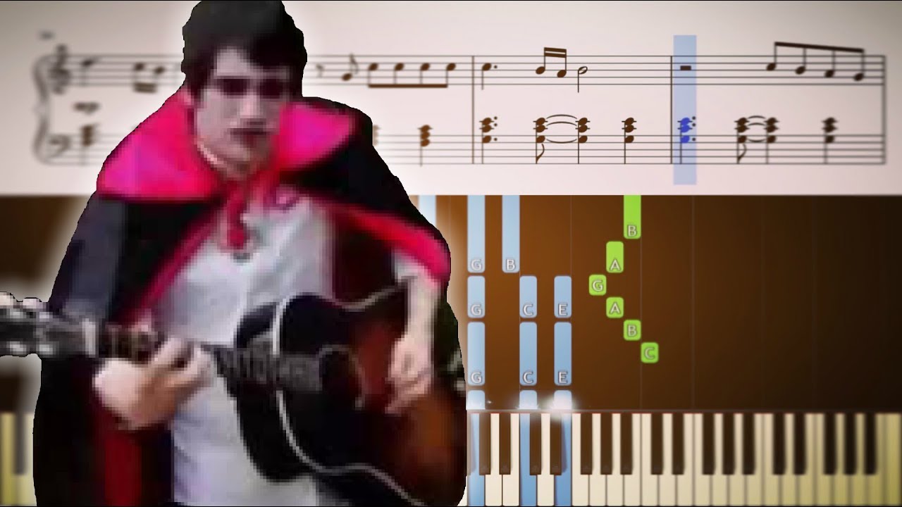 IT'S ALMOST HALLOWEEN (Panic! At The Disco) - Piano Tutorial + SHEETS