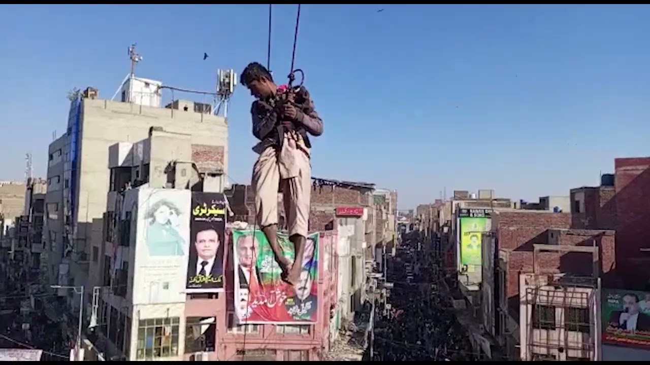 Clock Tower Height Rescue Operation