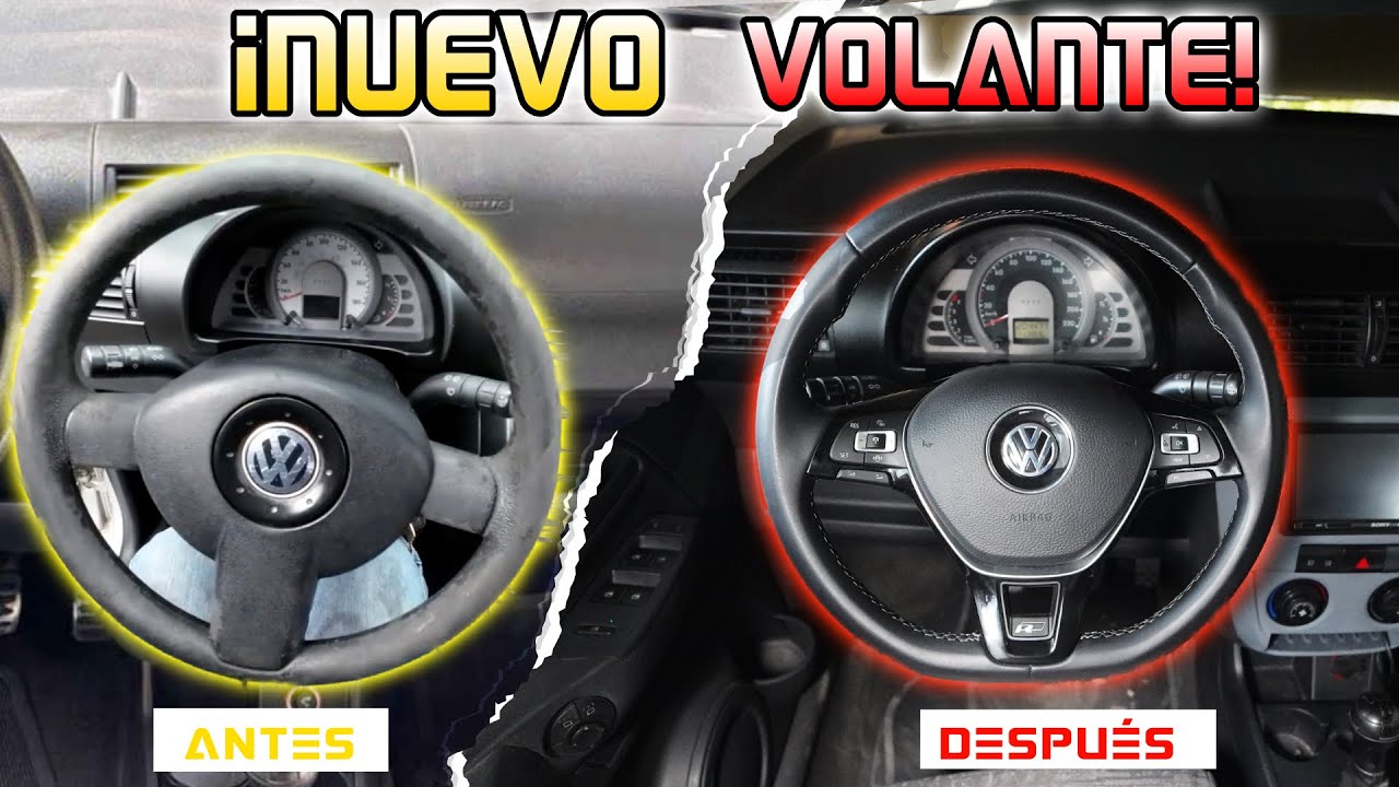 Instalación de VOLANTE ⭕ de VW Tiguan R-line al VW Lupo/Fox 🚗 || Retrofit