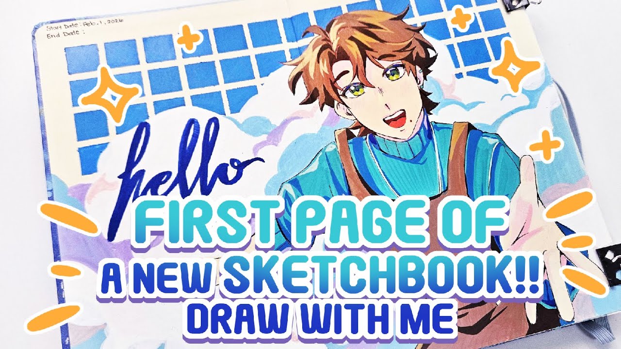 Starting A New Sketchbook! | Long Draw With Me~