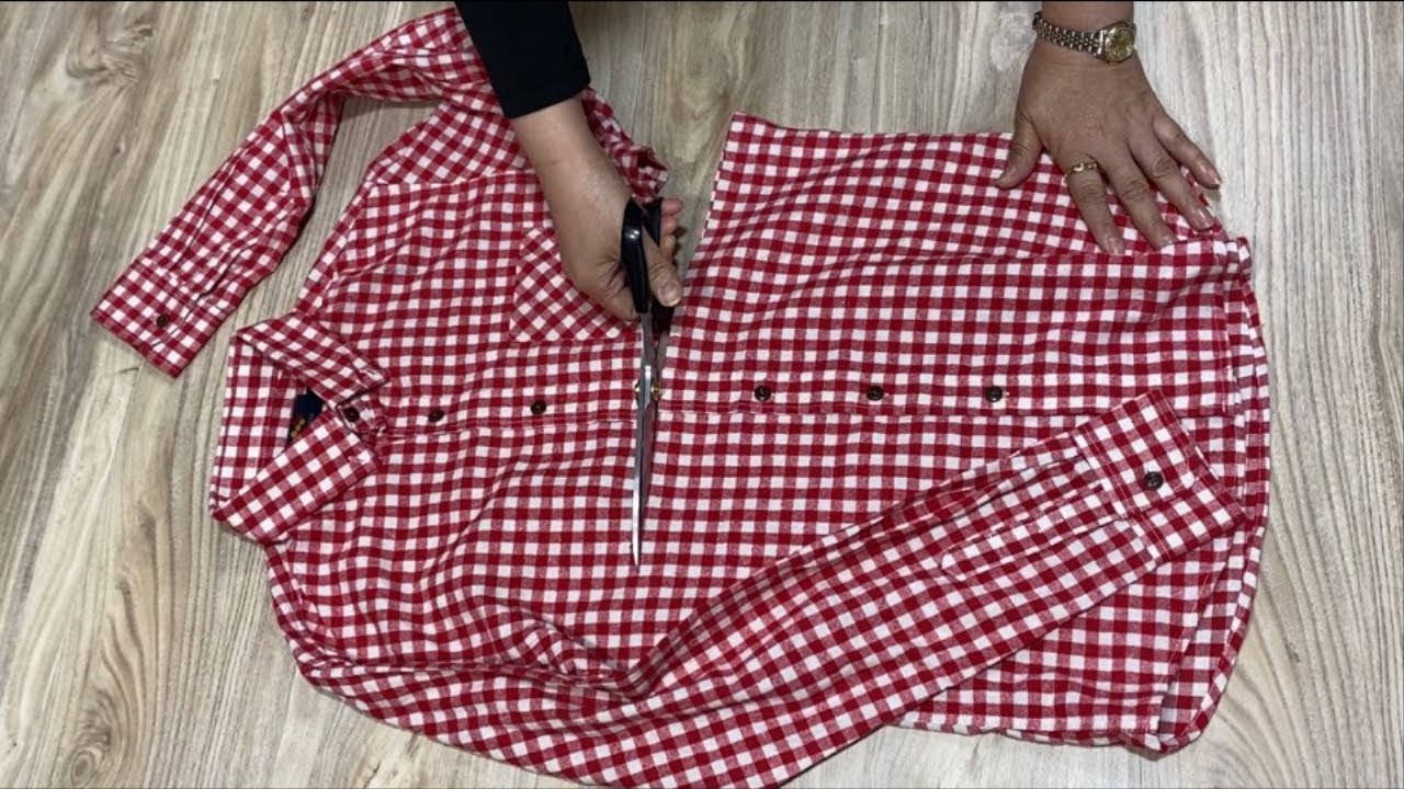 셔츠(남방)의 획기적인 재활용 | 그냥 보십시오. 절대 후회하지 않을 겁니다 | How to recycle shirts you don't wear.