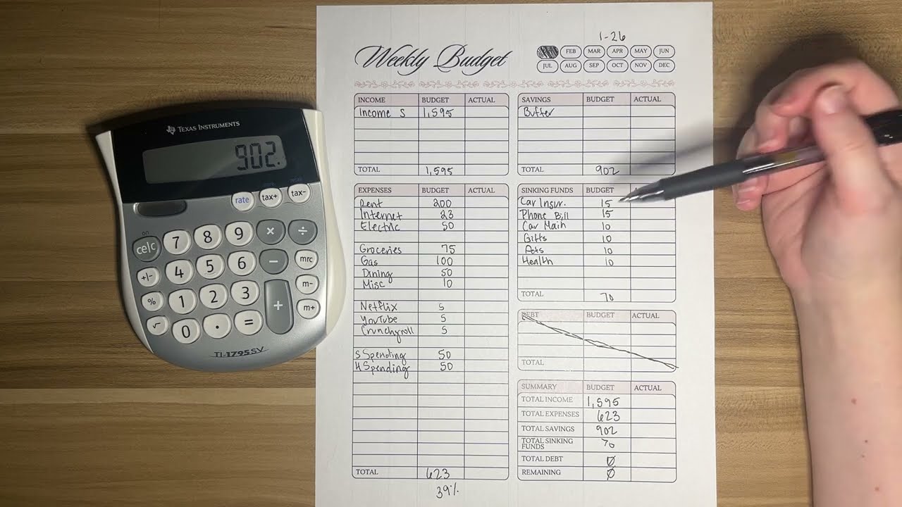 BWM!! Let's do this! | January 2026 | Paycheck 4