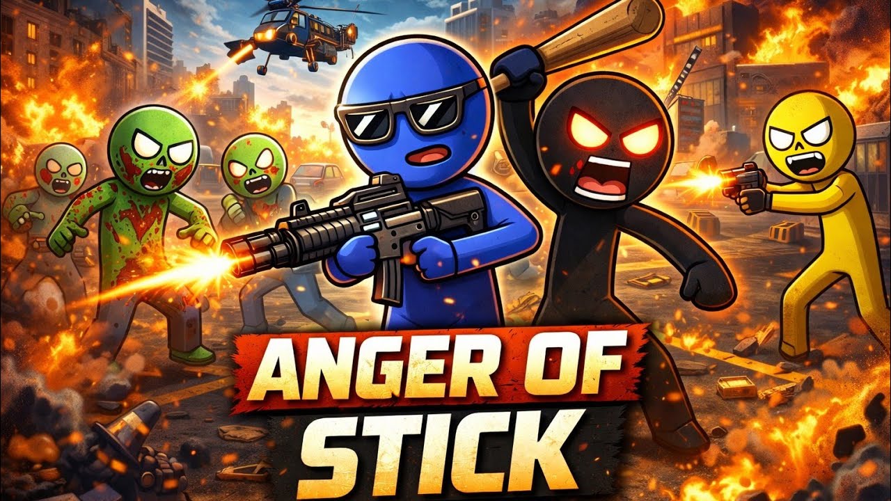 ANGER OF STICK 5 :-FULL ACTION GAMEPLAY | EPIC FIGHT 