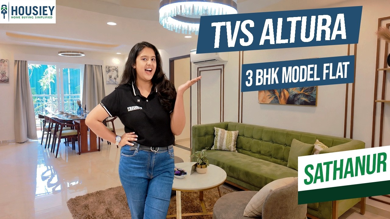 TVS Altura | Premium 3BHK Model Flat Tour In Sathanur Thanisandra Bangalore | Review & Price 2026