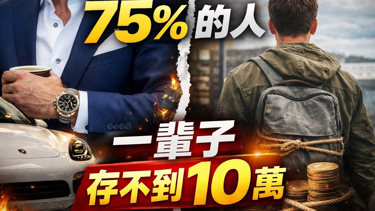 為什麼 75% 的人，一輩子都存不到 10 萬？@InvestmentNotSoHard 