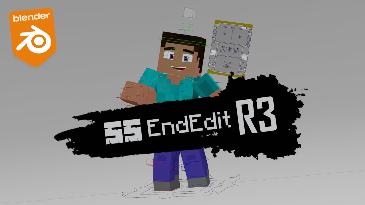 SS EndEdit R3 | An Advanced Free Minecraft Blender Rig [For 2.93 & 3.0]