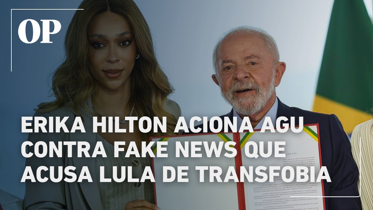 Erika Hilton aciona AGU para denunciar fake news que acusa Lula de transfobia