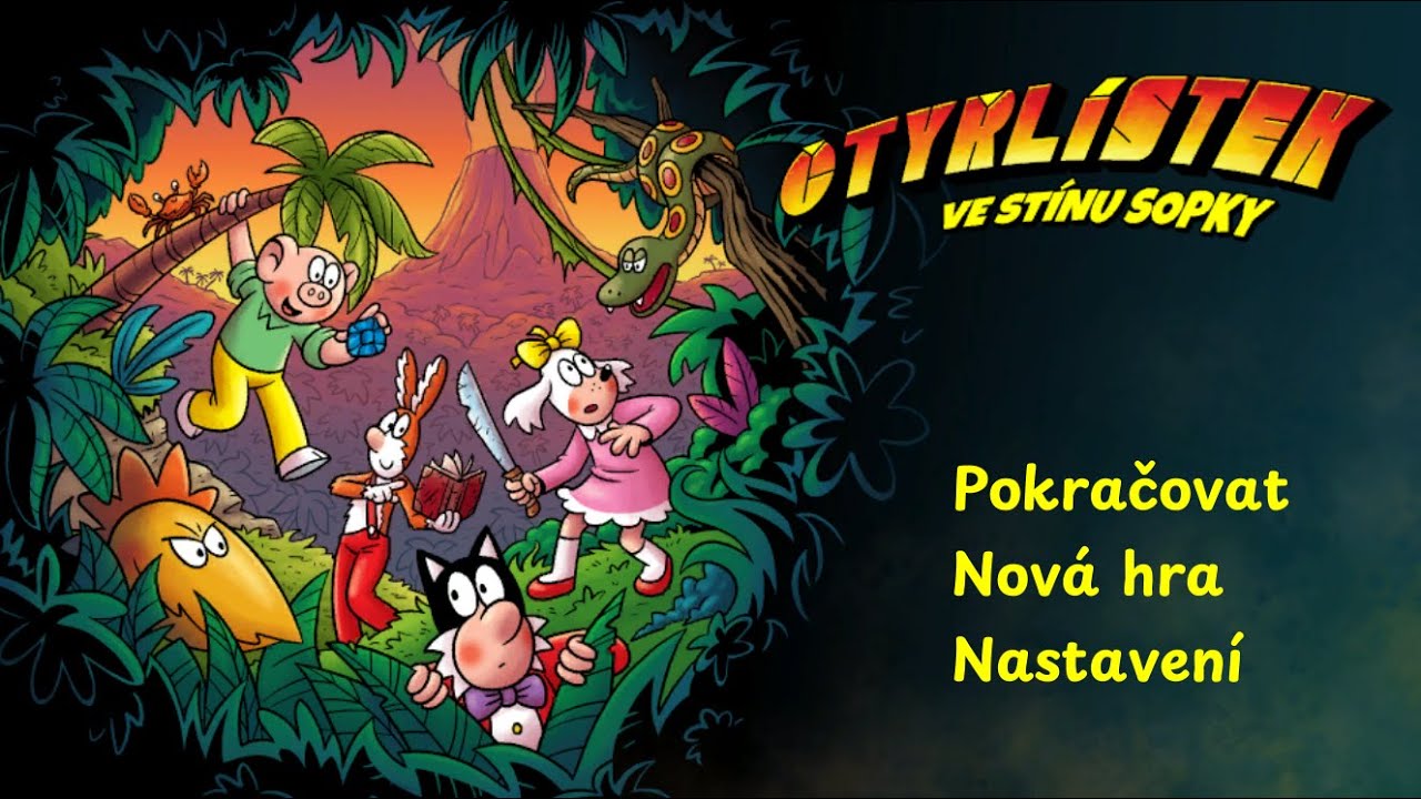 Čtyřlístek ve stínu sopky (celá hra/návod)