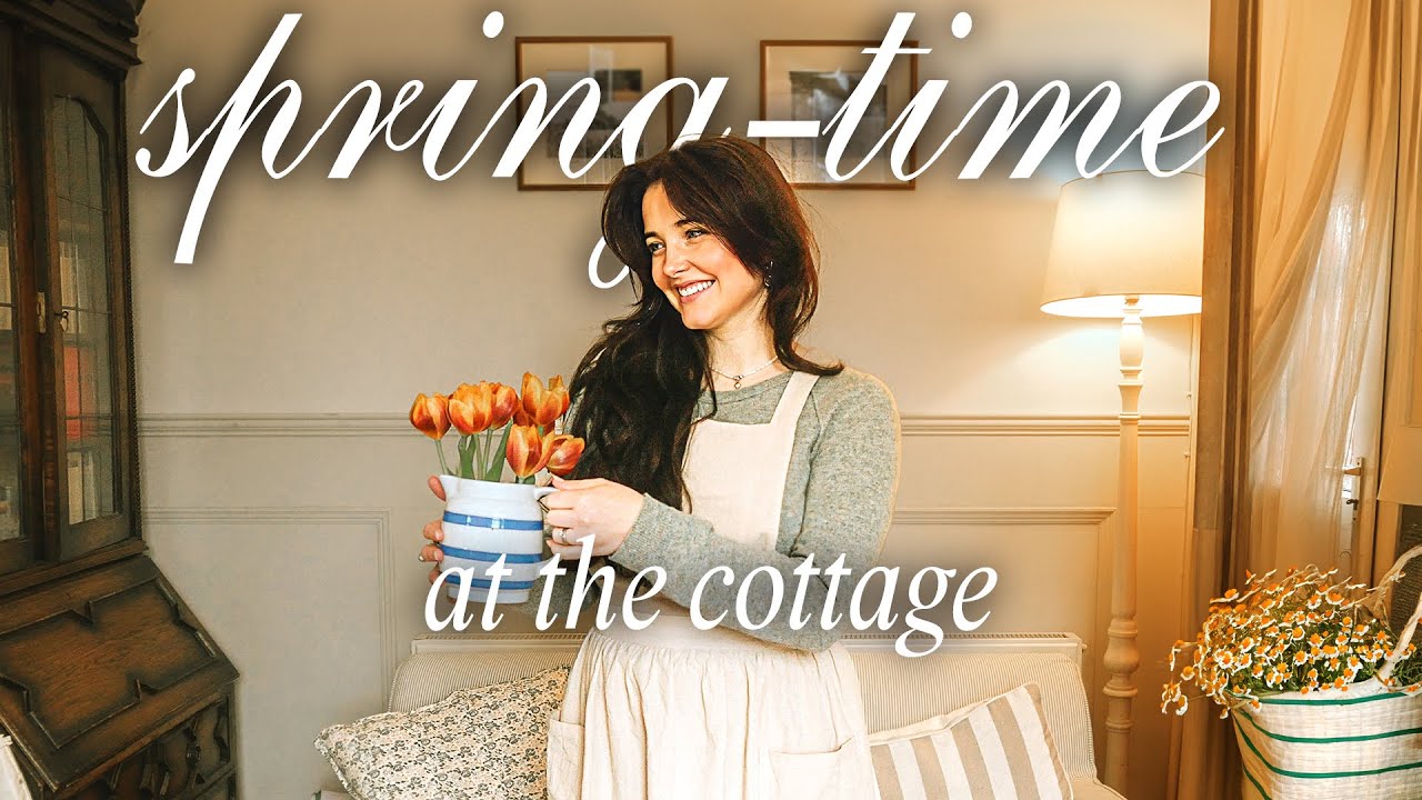 Cosy Cottage Spring Reset🌿 | English Countryside Peaceful Day🪴| Deep cleaning, Spring Garden ASMR