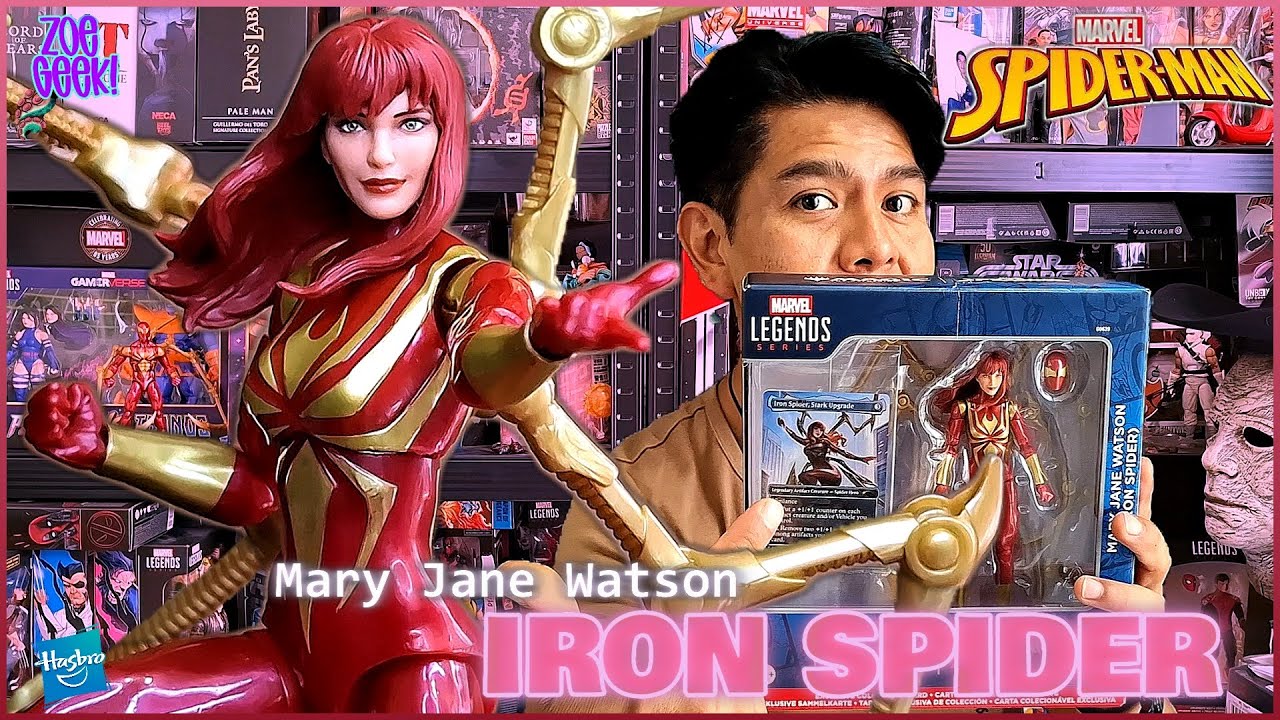 ¡¡ Mary Jane Watson Iron Spider !! Pura Chulada Magic The Gatherin y Marvel Legends