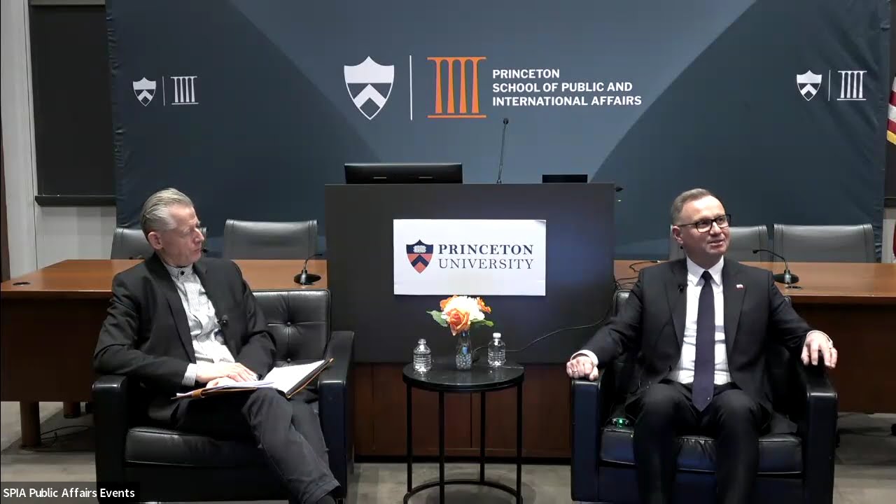 Andrzej Duda, Fmr. President of Poland and Dmytro Kuleba, Fmr. Ukrainian Minister of Foreign Affairs