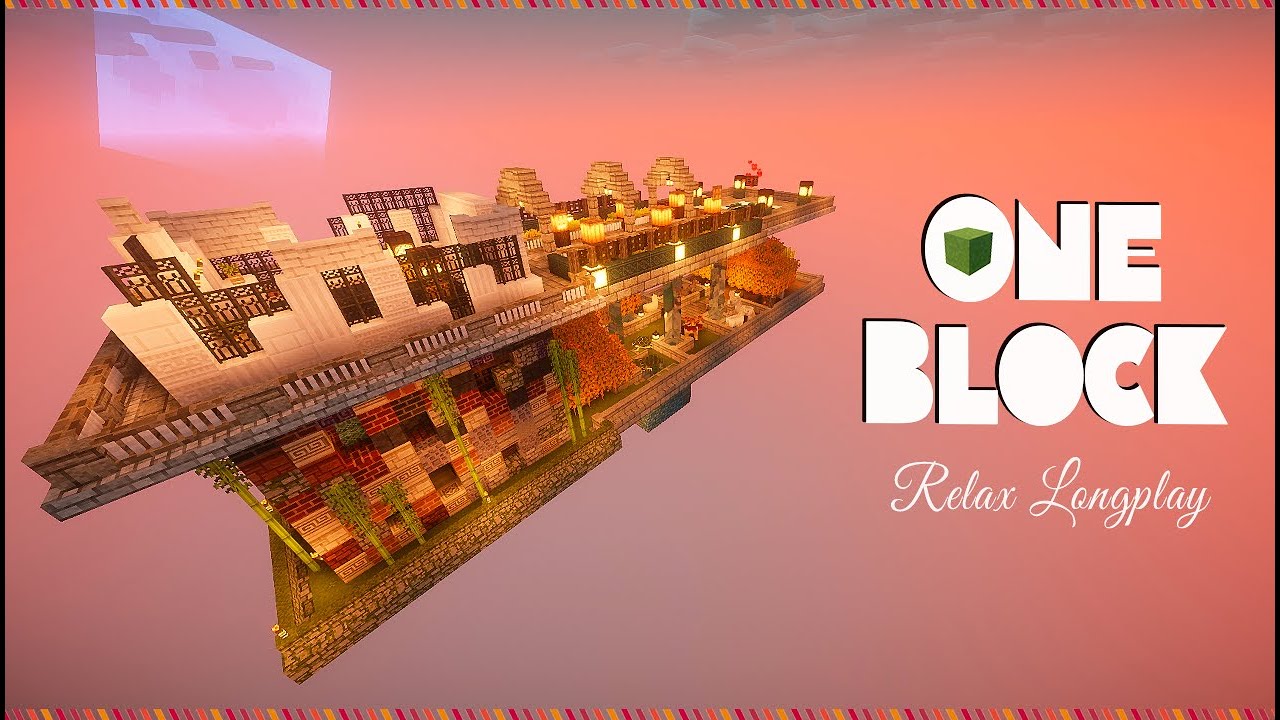 Полный лонгплей Minecraft One Block 🌞 Без внутренней рекламы и комментариев
