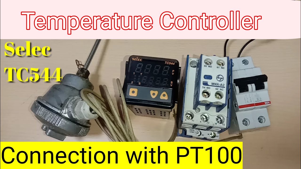 Selec tc544 temperature controller connection//temperature controller wiring and connection