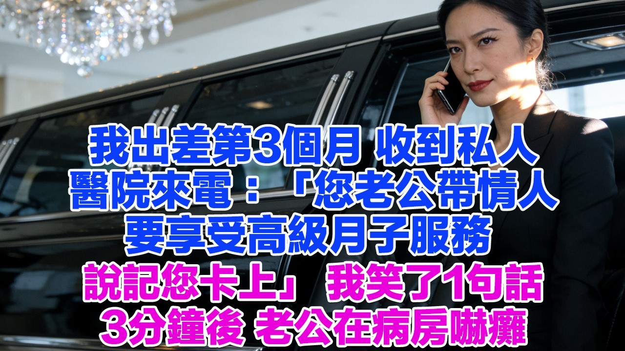 我出差第3個月 收到私人醫院來電：「您老公帶情人要享受高級月子服務 說記您卡上」 我笑了1句話3分鐘後 老公在病房嚇癱#正能量 #故事分享 #生活經驗 #情感