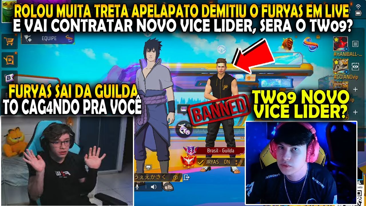 ROLOU MUITA TRETA APELAPATO DEMITIU O FURYAS EM LIVE E VAI CONTRATAR NOVO VICE LIDER, SERA O TW09?