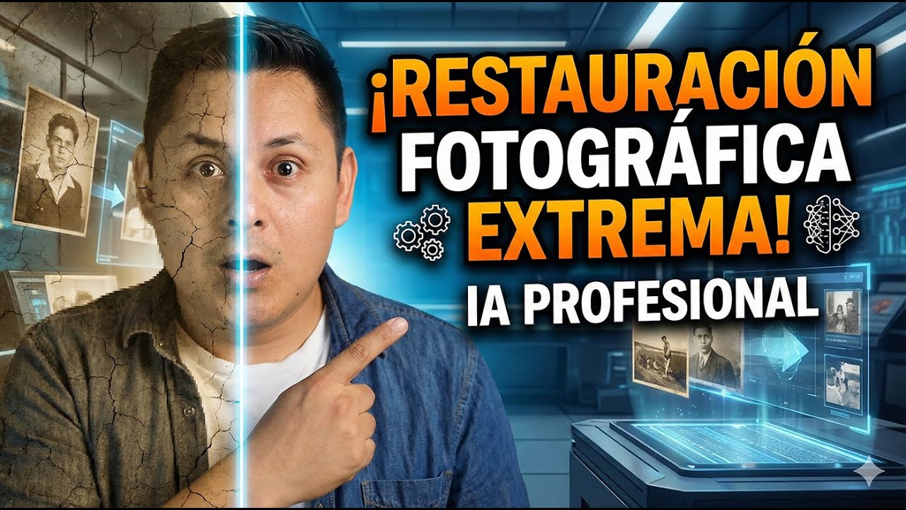 Cómo Restaurar Fotos Viejas a 8K con IA - Nano Banana Pro (Fidelidad 1:1) 📸✨