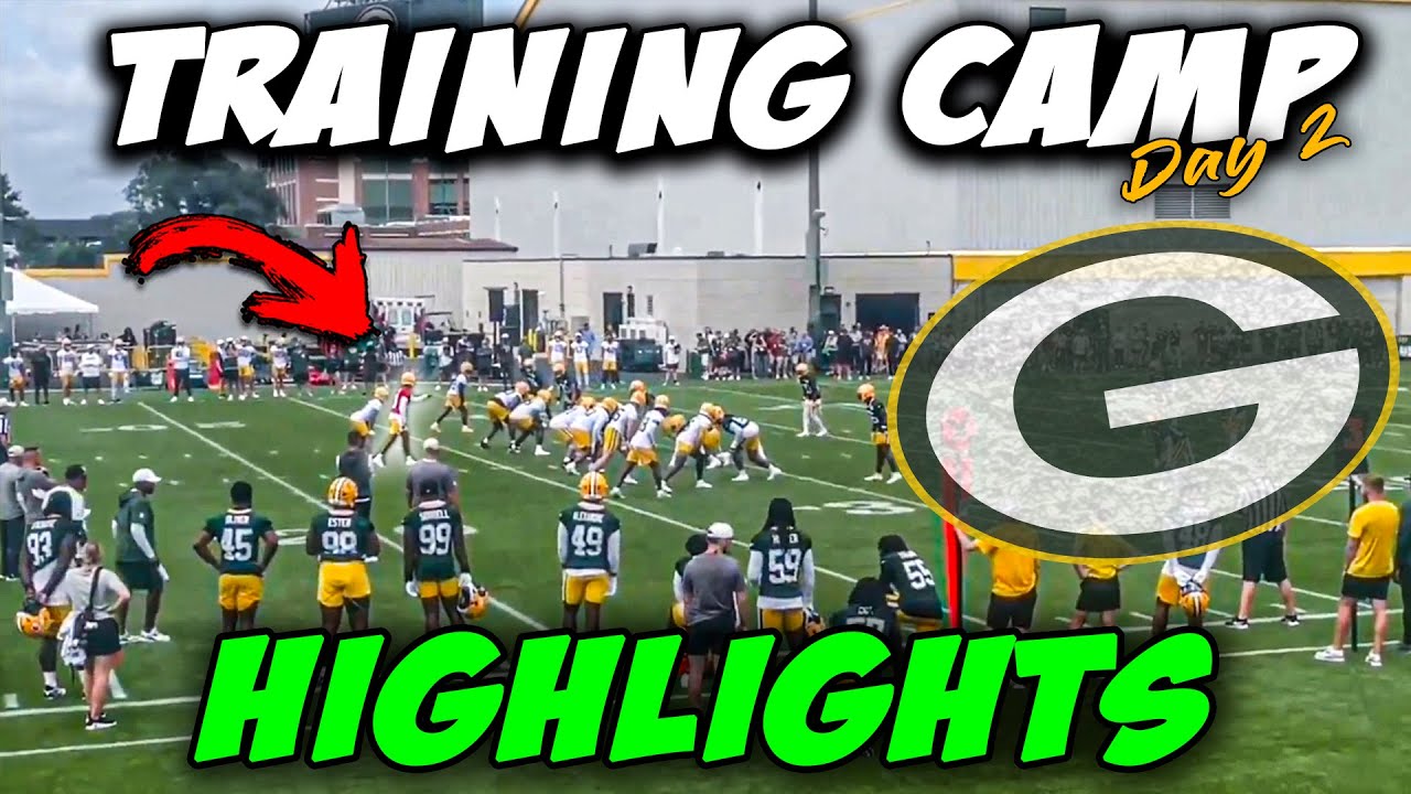 Reacting to Packers Training Camp Highlights Day 2!!!
