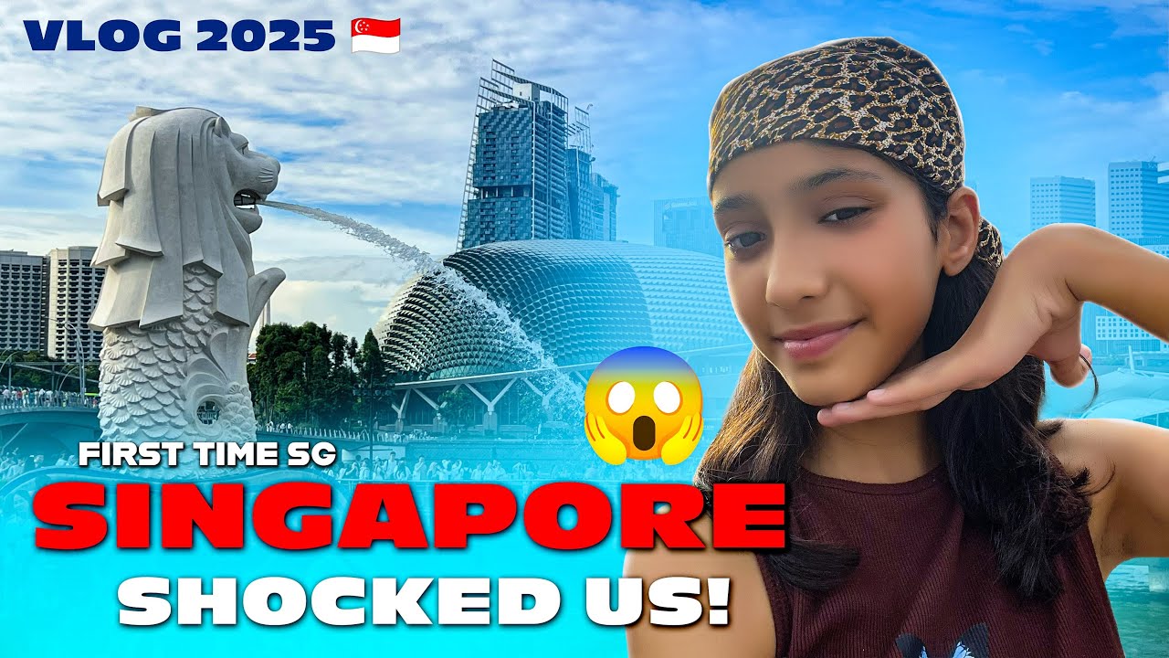 Singapore Travel Vlog 2025 🇸🇬 | First Time in Singapore + Top Places to Visit