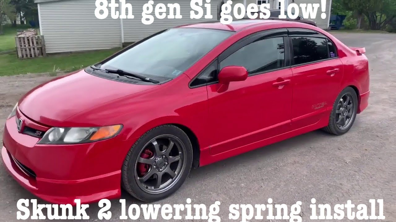 8th gen si - Skunk 2 lowering springs!