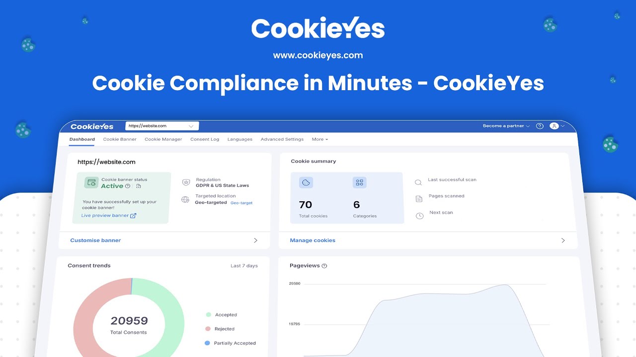 Cookie Compliance Made Easy | CookieYes Demo