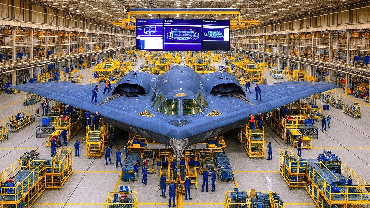 JAK POWSTAJE B-2 SPIRIT ✈️ | NAJNIEBEZPIECZNIEJSZY BOMBOWIEC ŚWIATA