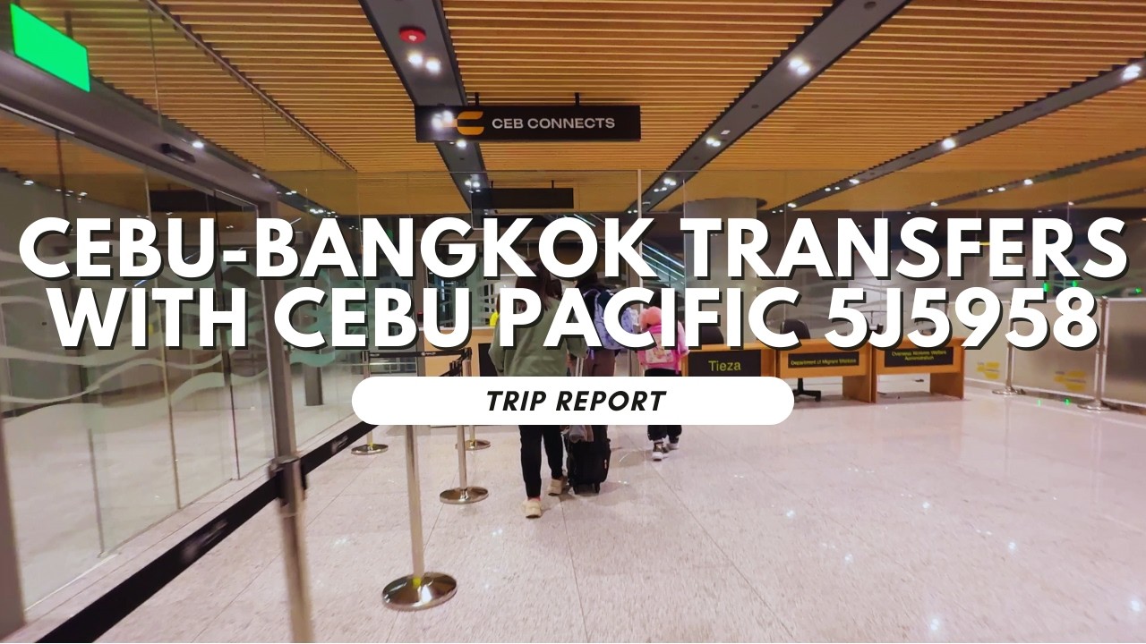 Direct Cebu Pacific 5J5958 Cebu to Bangkok DMK (Part 2 of Iloilo–Bangkok) | Trip Report