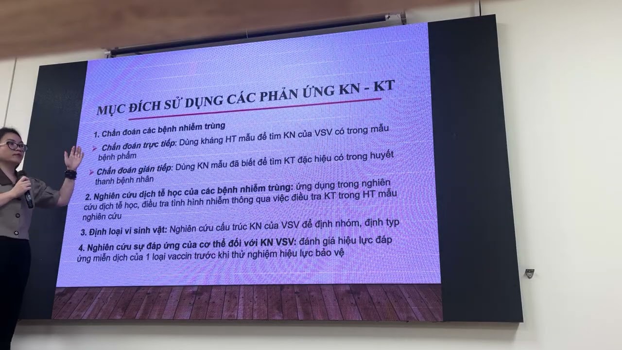|VUTM| Vi sinh-Buổi 2.3: Các phản ứng kháng nguyên-kháng thể sử dụng trong vi sinh Y học