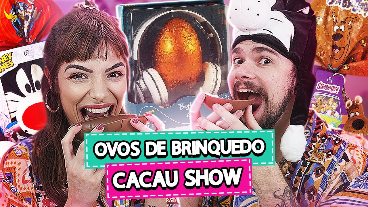 PROVANDO *TODOS* OS OVOS DE PÁSCOA DE BRINQUEDOS da CACAU SHOW!!!