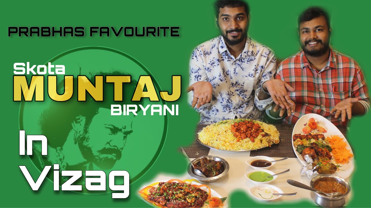 Prabhas favorite biryani-Muntaj Hotel[Skota to vizag]-Muntaj Chicken Gravy Making-Tasting Biryani