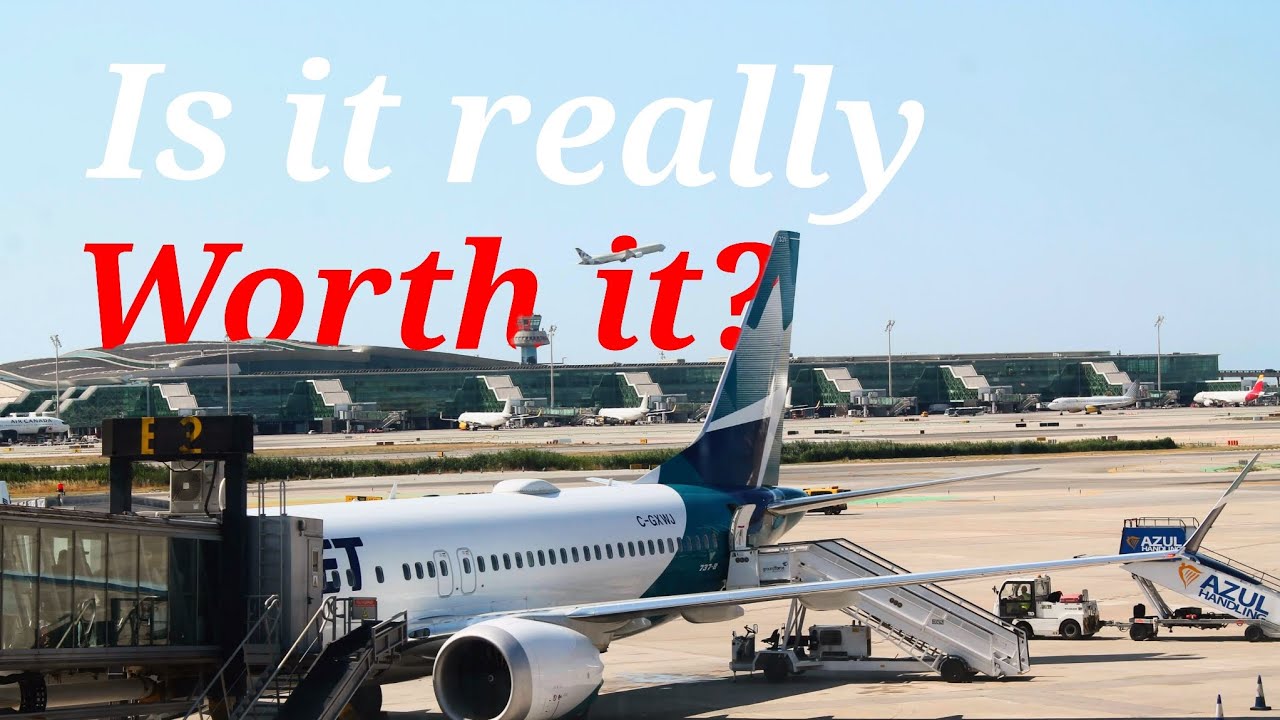 FLYING WEST JET INAUGURAL FLIGHT FROM BARCELONA TO HALIFAX | IS IT WORTH IT?