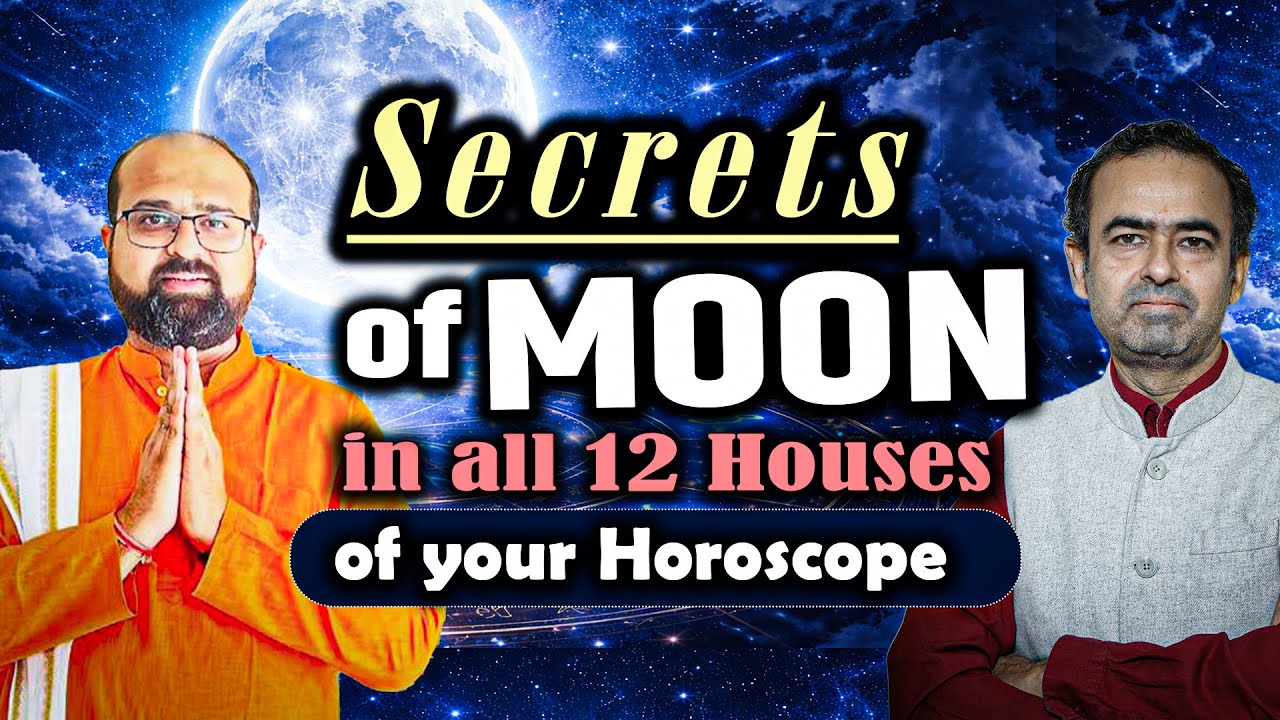 Where is your MOON? Moon in 12 Houses Explained (Astrology Secrets Revealed) Moon in (1st to 12th)