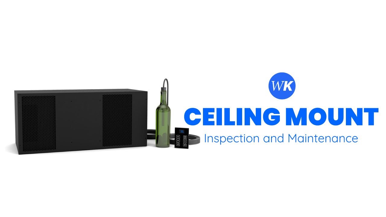 How to Perform Maintenance on a Ceiling Mount Cooling Unit | WhisperKOOL Wine Cellar Cooling Systems