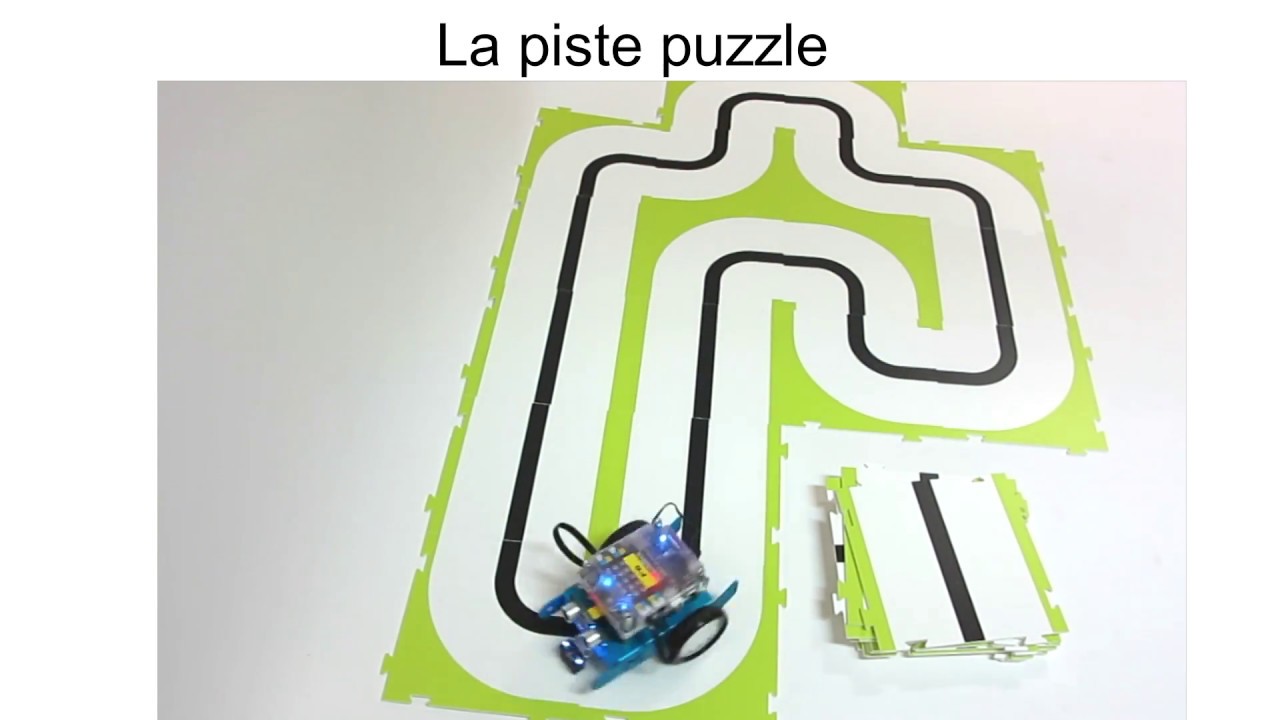 Présentation des pistes robotique façon puzzle