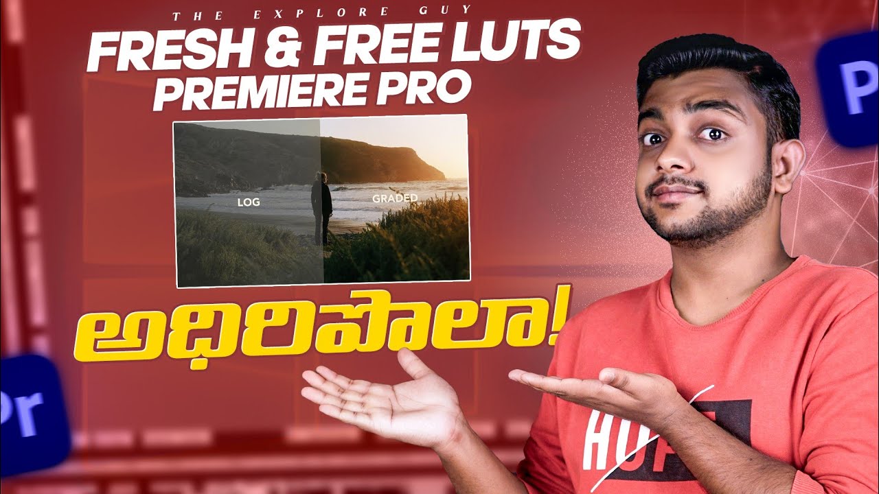 Cinematic Free Luts మీకోసం🤯 | Premiere Pro Tutorial | The Explore Guy