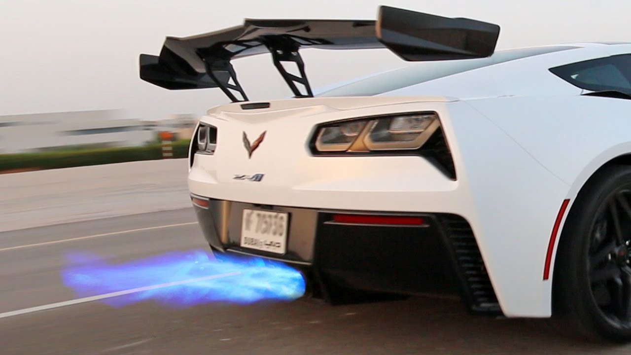 قاذفة اللهب كورفيت ZR1 الجديدة
