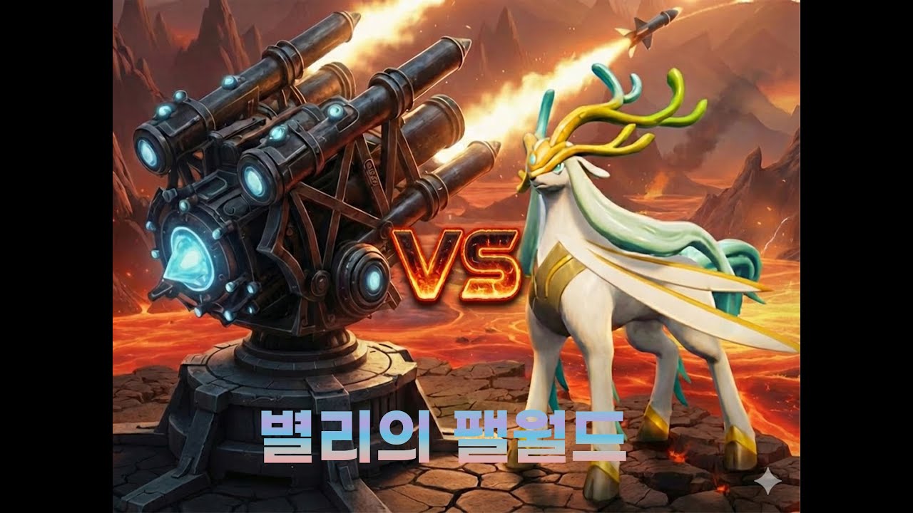 [별리의 팰월드] 천락섬 터렛으로 레젠디얼 잡기