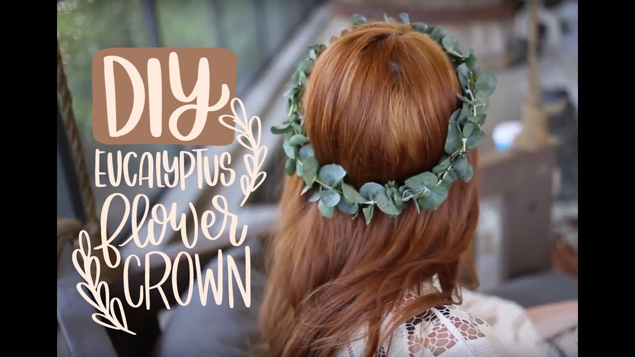 DIY Eucalyptus Flower Crown