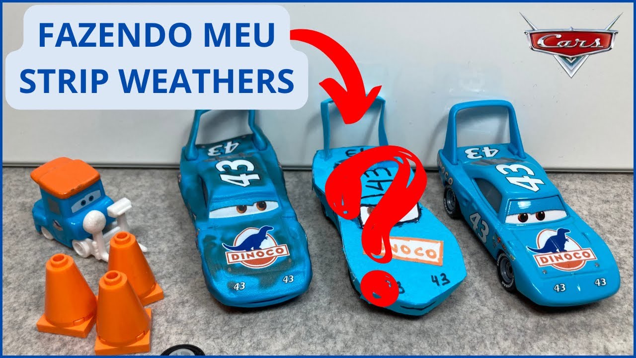 CARROS DISNEY/ PIXAR - Fazendo Minha Custom do Maior Vencedor da Copa Pistão