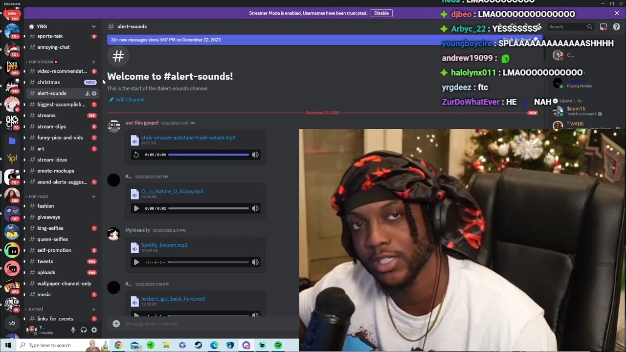 YourRAGE Ask His Chat for Alert sounds *Hilarious