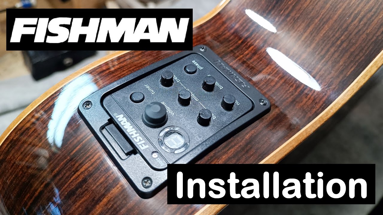 How to install Fishman preamp