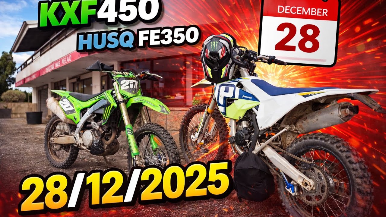 FE350 Repro — Passeio Off-Road com KXF450
