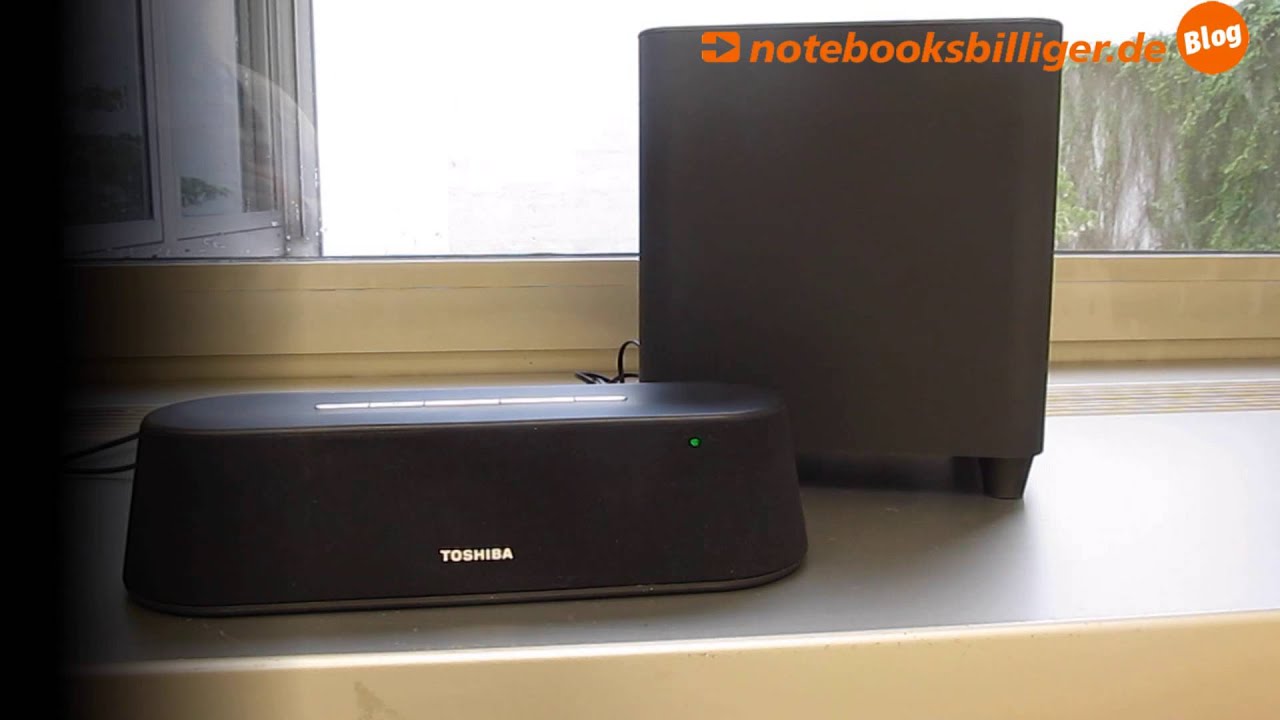 Toshiba Mini 3D Sound Bar Test ►► notebooksbilliger.de
