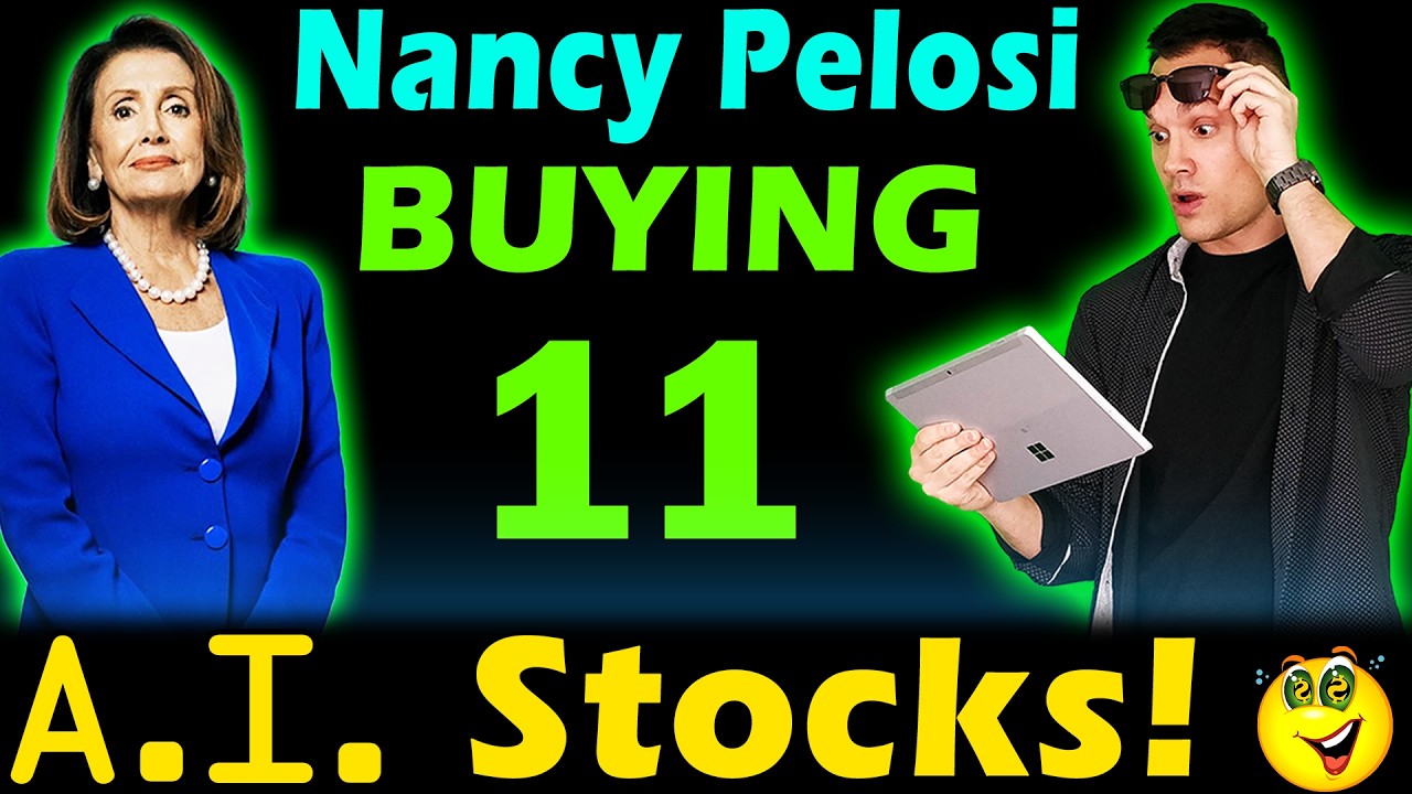 Nancy Pelosi is Buying 11 A.I. Stocks for the Future! (Should You Follow?)