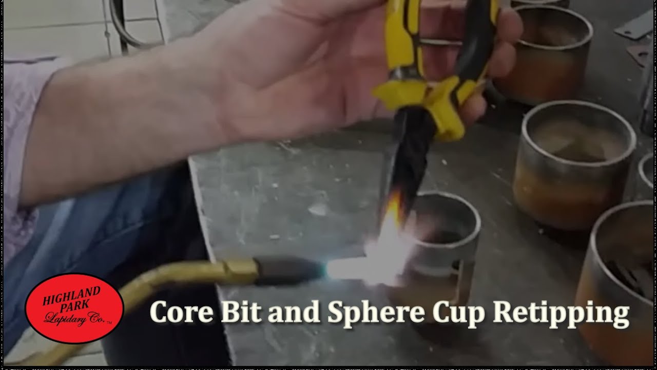 Core Bit and Sphere Cup Retipping