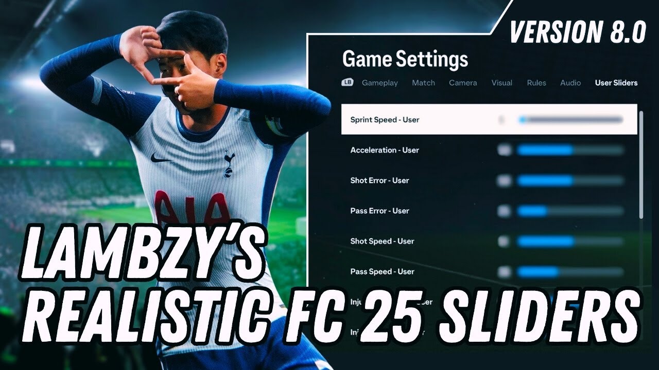 EA FAILED To Fix This One CRUCIAL Detail! | V8.0 | 4 Versions! | LAMBZY's Realistic FC 25 Sliders