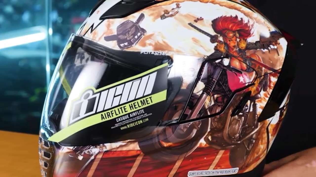 ICON AIRFLITE PLEASUREDOME 3 HELMET New Graphic Release for Fall 2019