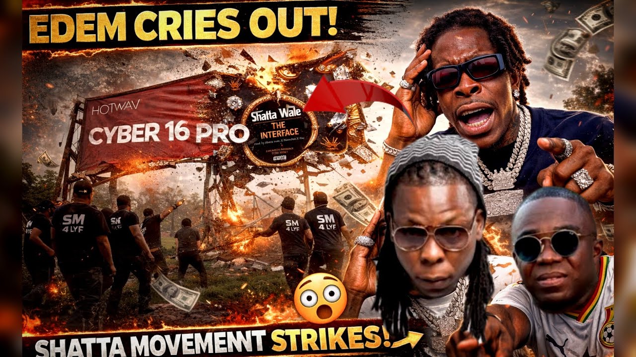 Edem Cries Out Over ‘The Interface’ EP?! Shatta Wale & Sammy Flex React HARD!”On Hot Wave Billboard 